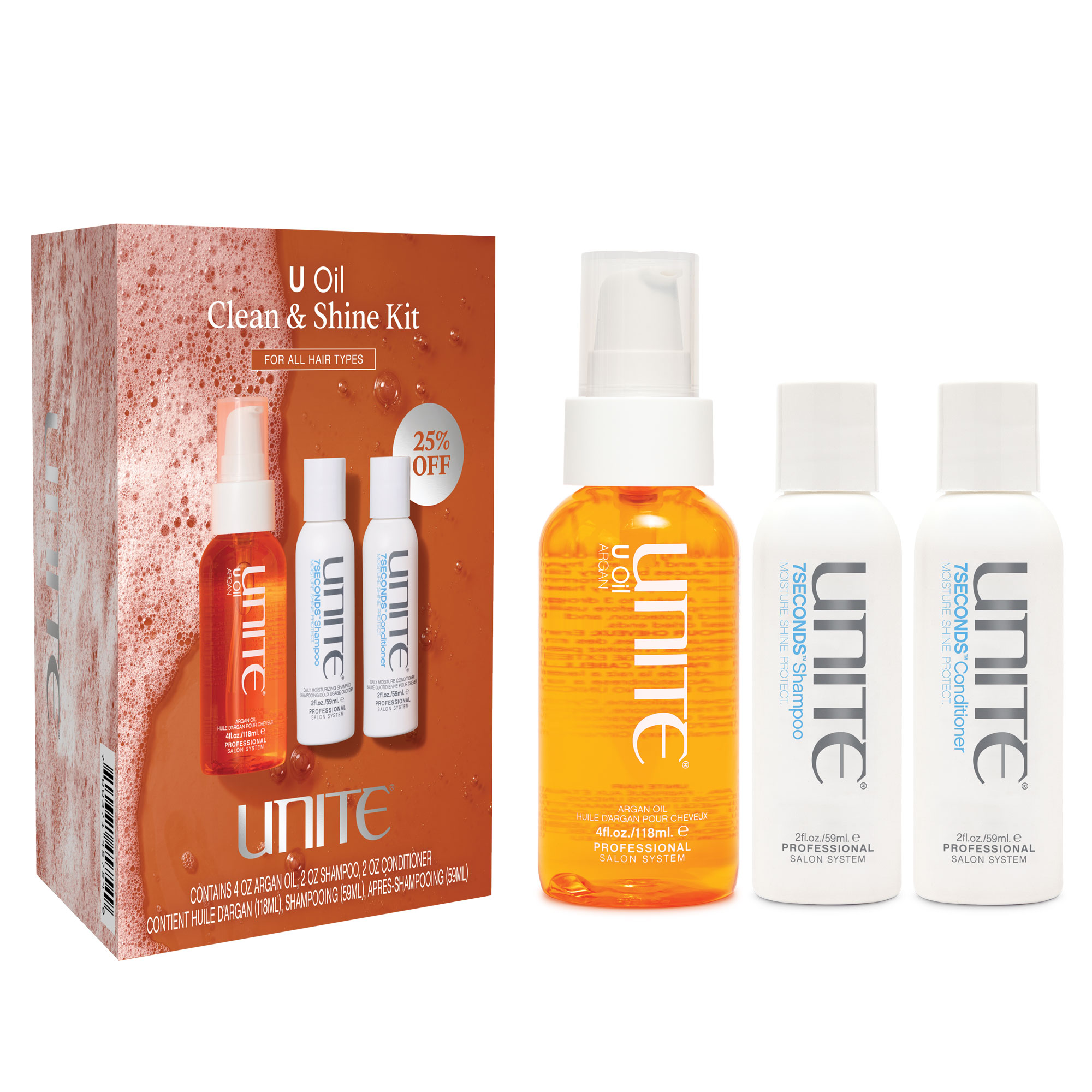 UNITE ​Holiday: U Oil Clean & Shine Kit